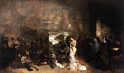 Gustave Courbet The Painter's Studio A Real Allegory (mk09) Germany oil painting artist